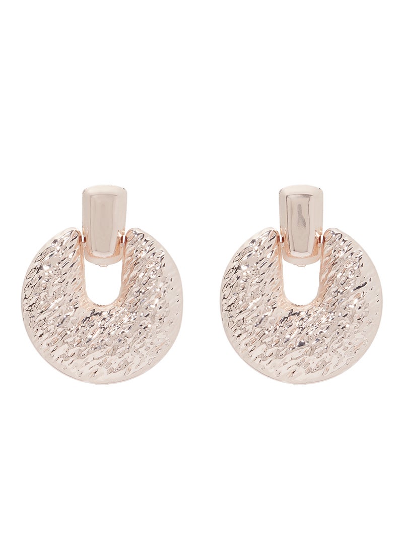 YUEJIN Gold Plated Studs Earrings - Image 1