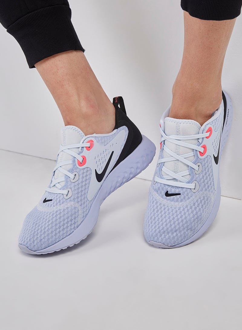 Legend React Running Shoes Football Grey/Black-Palest Purple