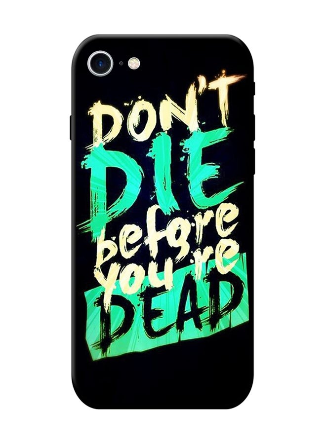 SYN Protective Case Cover For Apple iPhone 8 Black/Beige/Green