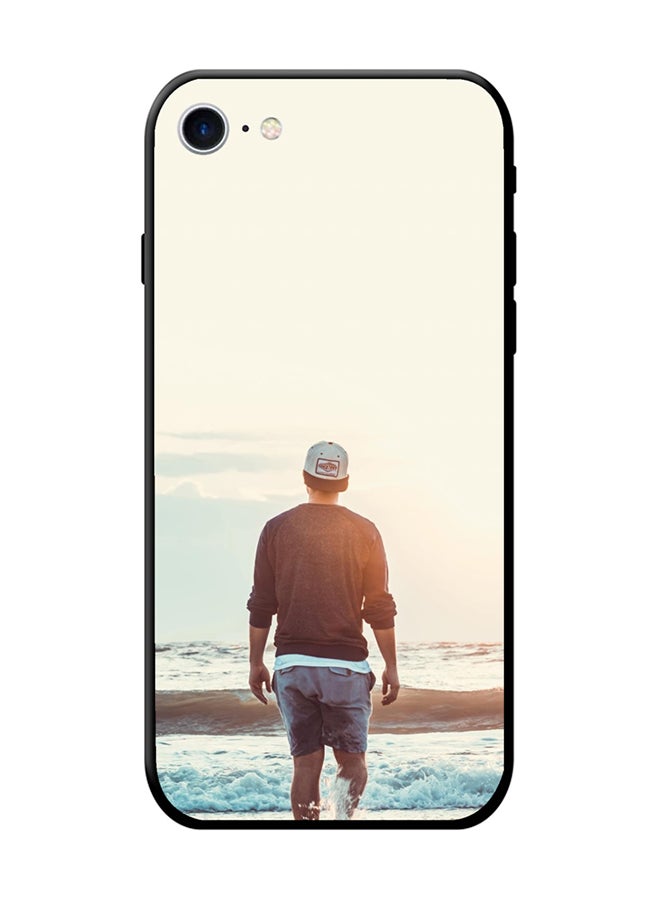 SYN Protective Case Cover For Apple iPhone 8 Beige/Black/Blue