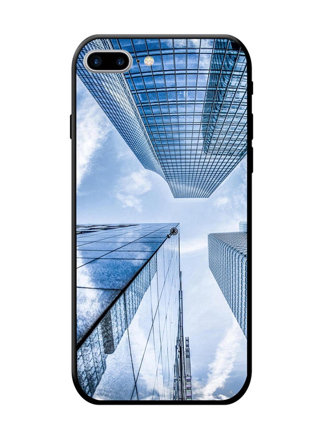 SYN Protective Case Cover For Apple iPhone 8 Plus Blue/White