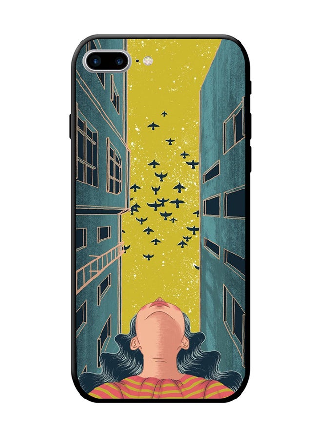 SYN Protective Case Cover For Apple iPhone 8 Blue/Yellow