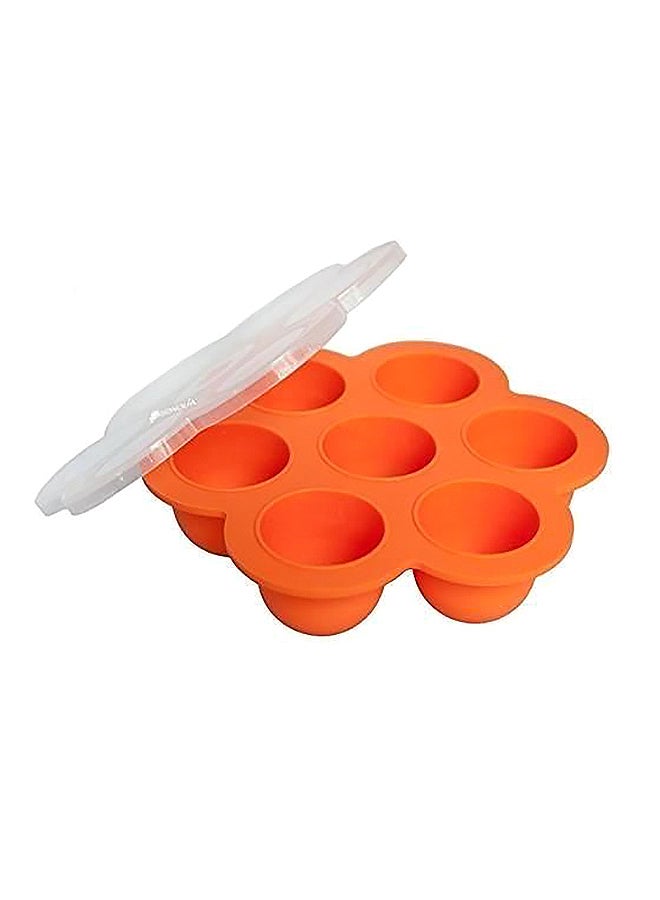 صينية تخزين الطعام في المجمد من السيليكون بغطاء