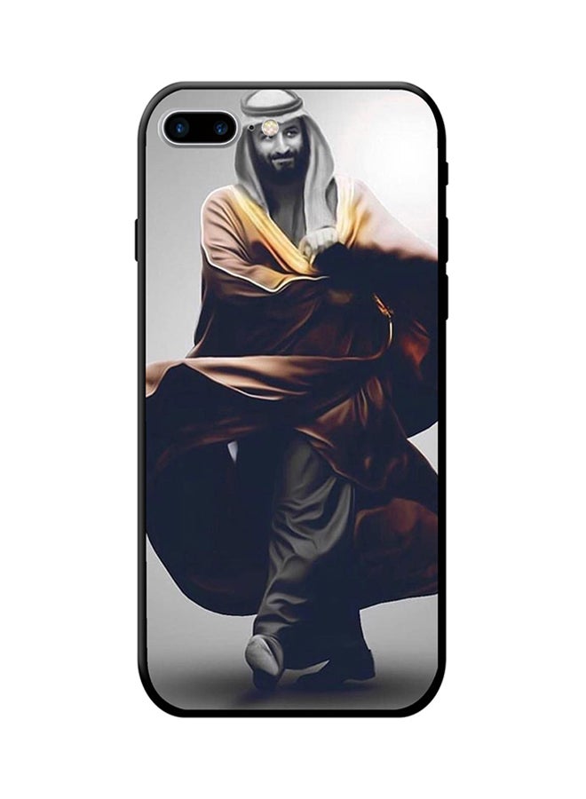 إس واي إن غطاء حماية واق لهاتف أبل آيفون 8 بلس رمادي / بني