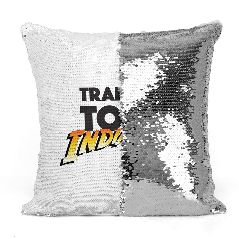 Training Sequin Throw Pillow With Stuffing Multicolour 16x16inch - Image 3