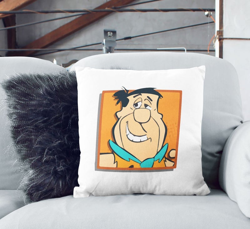 Generic Fred Face Cute Throw Pillow With Stuffing Multicolour 16x16inch  - Image 2
