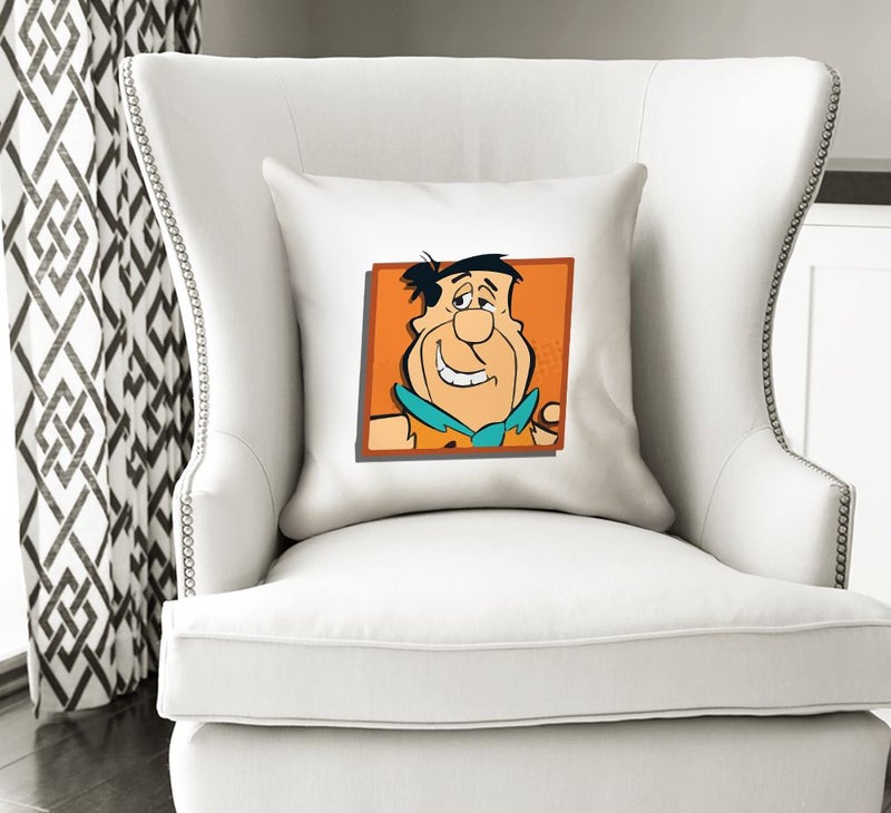 Generic Fred Face Cute Throw Pillow With Stuffing Multicolour 16x16inch  - Image 3