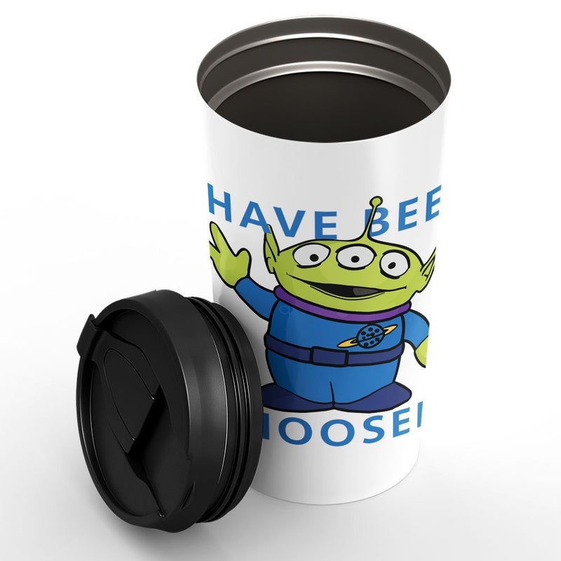 LOUD UNIVERSE Printed Stainless Steel Tumbler With Lid White/Blue/Green  - Image 2