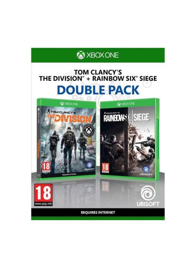 أوبيسوفت لعبة الفيديو "Tom Clancy's The Division And Rainbow Six Siege" عبوة مزدوجة (إصدار عالمي) - الأكشن والتصويب - إكس بوكس وان  - Image 1