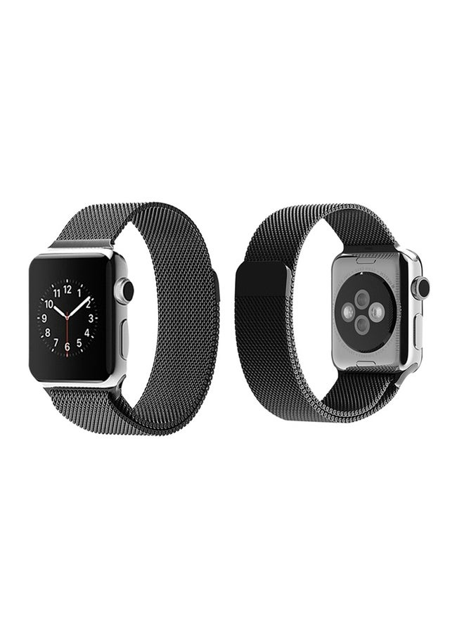 Replacement Strap For Apple Watch Series 3/2/1 Black - Image 2