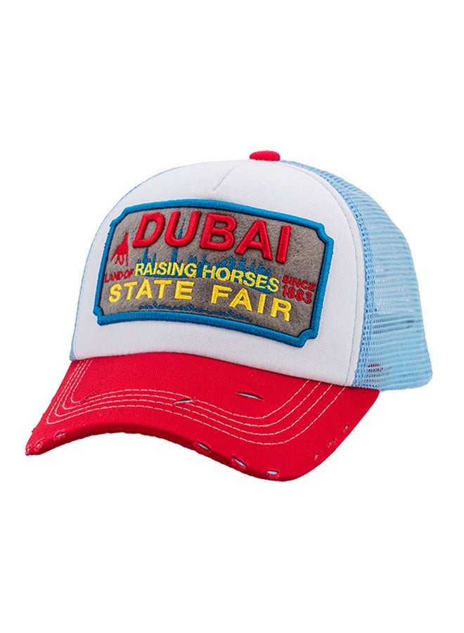 Dubai Raising Horses Cap White/Blue/Red - v1553079885/N21766918V_1