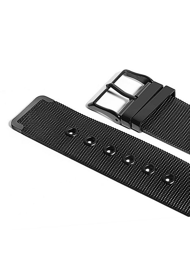 LNKOO - Buckle Replacement Band For Apple Watch Series 4/3/2/1 44mm Black - Image 1