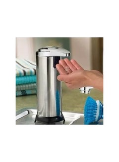 ماركة غير محددة موزع صابون سعة 280 مل مزود بجهاز استشعار  الأشعة تحت الحمراء فضي  - Image 3