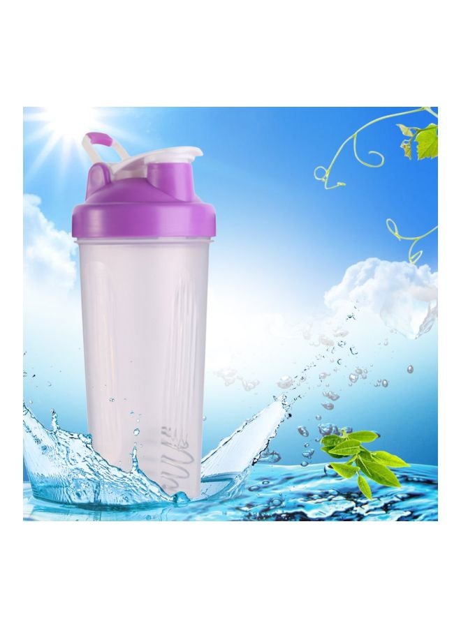 Generic Handheld Gym Protein Shaker Mixer Bottle 9.5x22x9.5cm  - Image 3