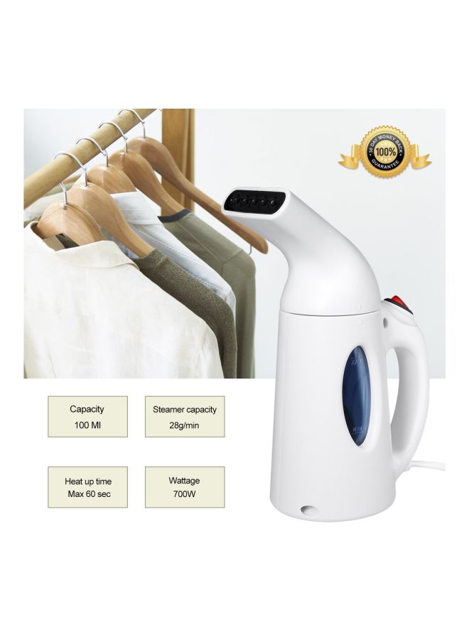 Generic Portable Garment Steamer 0.1 L 700.0 W AM49403 White/Blue  - Image 4