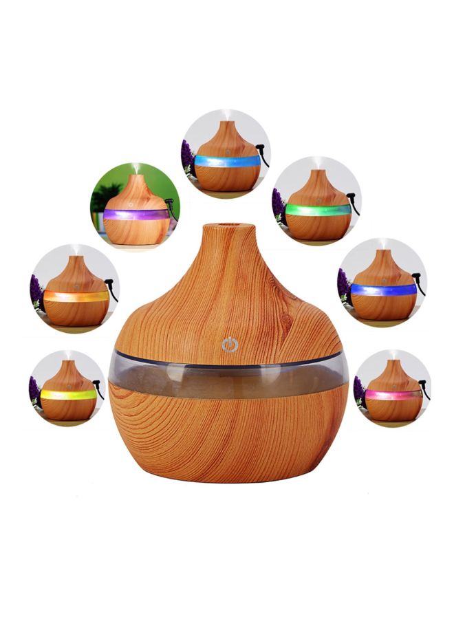 LED Air Humidifier 2W Light Wood Grain/Clear - Image 2