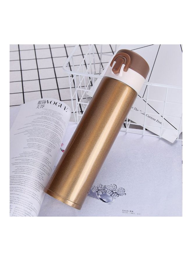 Stainless Steel Water Bottle Rose Gold 23x6cm - Image 4