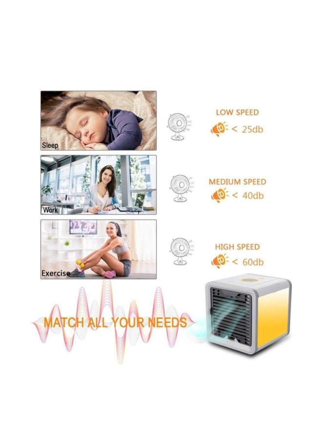 Air Conditioner With Quick Cool Humidifiers White/Grey/Blue