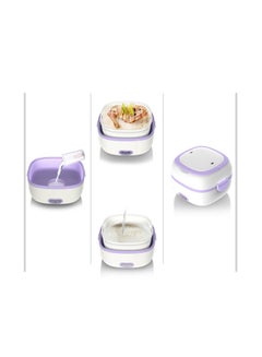 Generic Electric Portable Rice Cooker YY26600 White/Purple  - Image 2