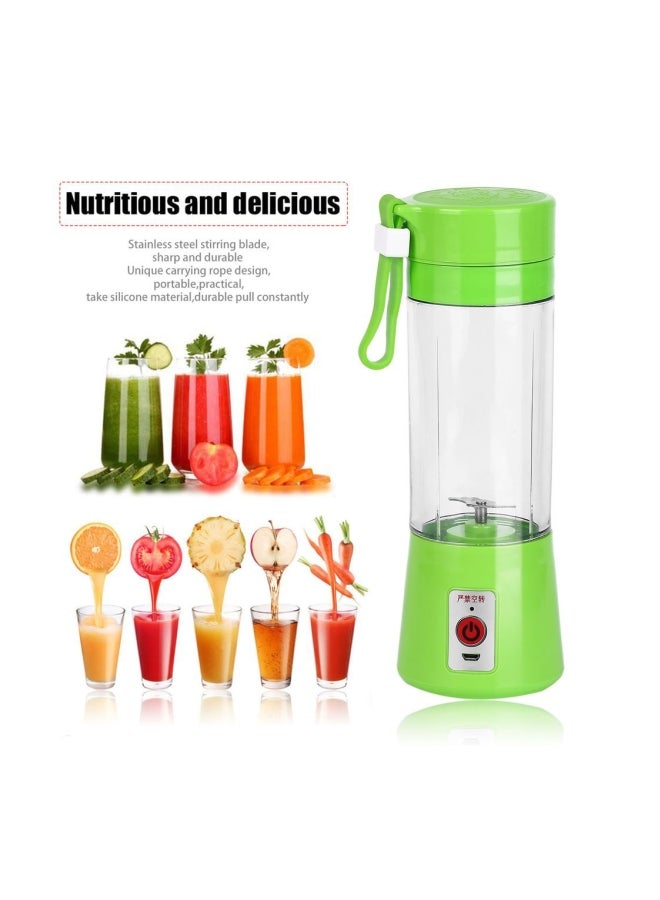 عصارةٌ وصانع سموذي يوضع أعلى الطاولة . 380 ml ZK1623401 شفاف / أخضر - Image 2