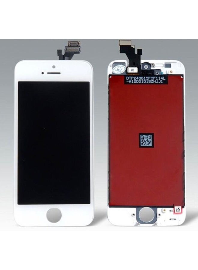 clever - Replacement LCD Touch Screen For Apple iPhone 5 White - Image 1