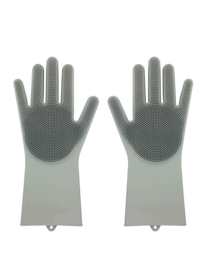 Sharpdo Perfect Grip Cleaning Gloves Grey 355x165mm