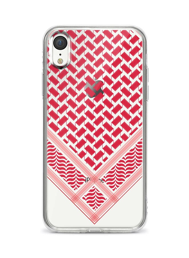 Stylizedd Apple iPhone XR Classic Clear Case Soft TPU Gel Thin Transparent Flexible Cover - Victory Shemag Multicolour