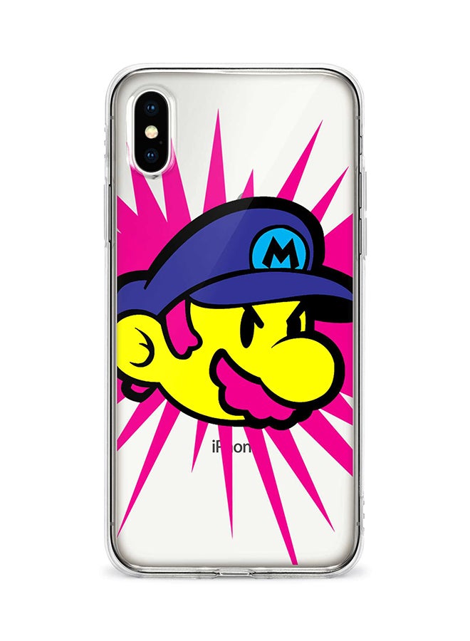 غطاء حماية مرن لهاتف أبل آيفون Xs ماكس البوب ماريو
