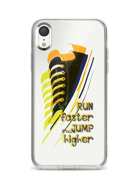 Flexible Case Cover For Apple Iphone XR Run Faster, Jump Higher