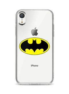 Apple iPhone XR Classic Clear Case Soft TPU Gel Thin Transparent Flexible Cover - The Bat Black