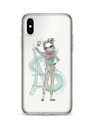 Apple iPhone XS Max Classic Clear Case Soft TPU Gel Thin Transparent Flexible Cover - Selfie by Eiffel Multicolour - v1553081344/N22680176A_1