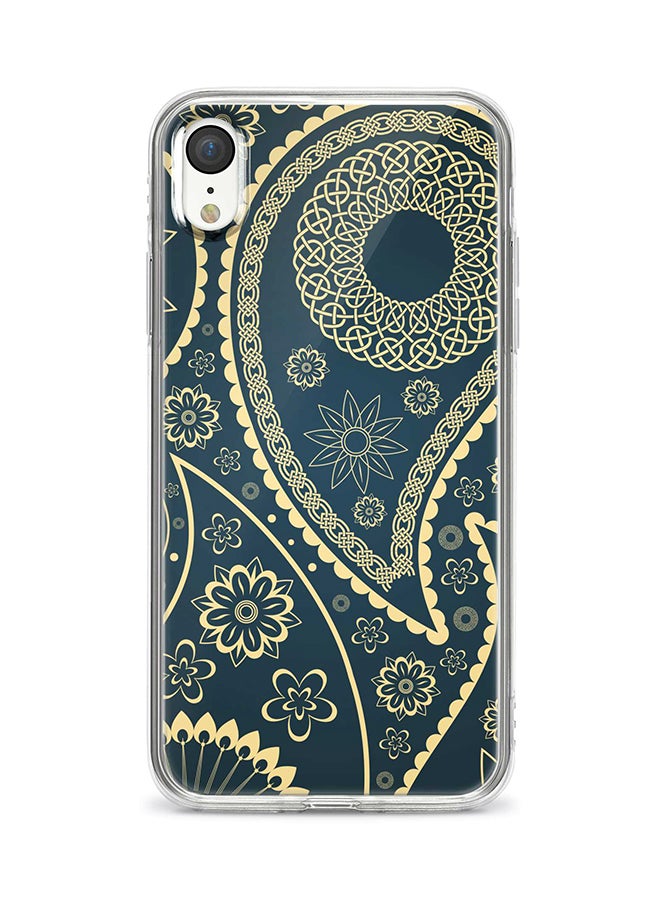 Apple iPhone XR Classic Clear Case Soft TPU Gel Thin Transparent Flexible Cover - Indian Nights Full Print Multicolour