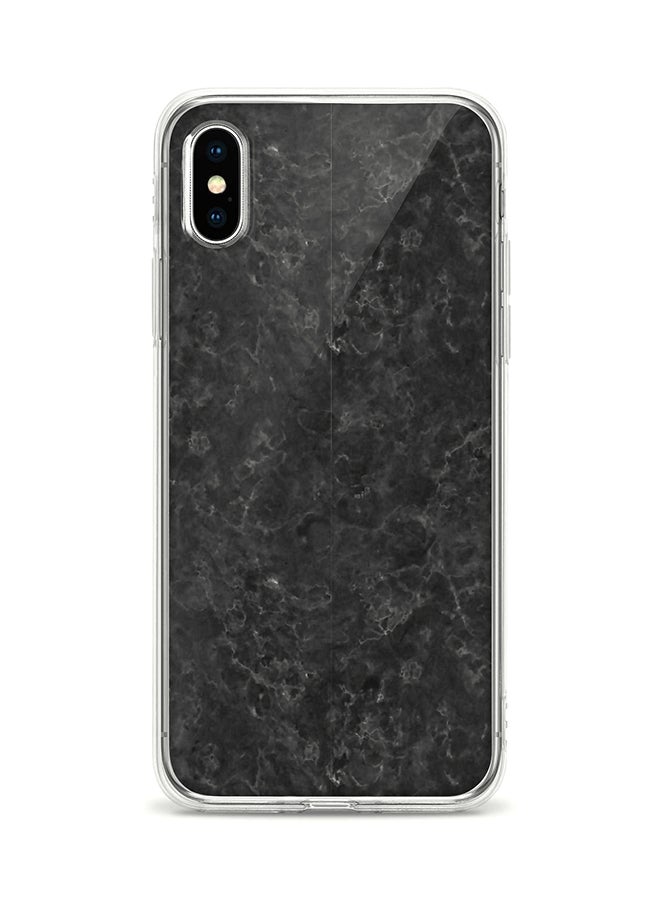 Stylizedd Flexible Case Cover For Apple Iphone XS / X Marble Texture White Full Print