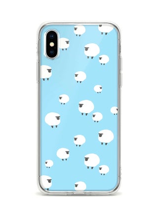 Flexible Case Cover For Apple Iphone XS / X Counting Sheep Full Print - v1553081452/N22681022A_1