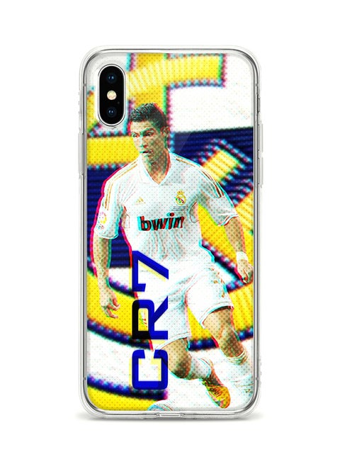 Flexible Case Cover For Apple Iphone Xs / X Cr7 Real Madrid Full Print