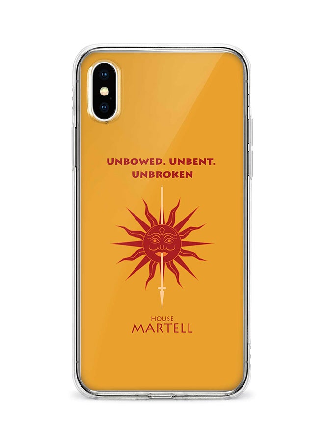 Stylizedd Flexible Case Cover For Apple Iphone Xs Max Got House Martell Full Print