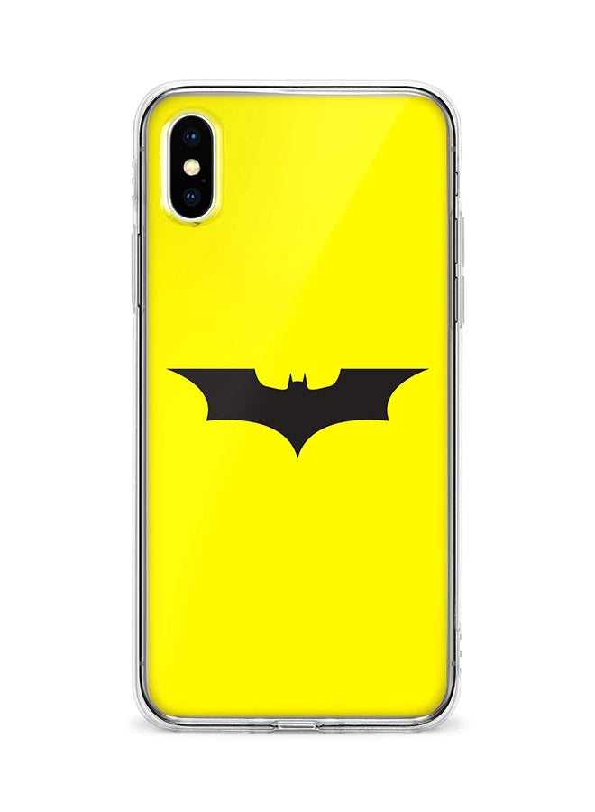 Stylizedd Flexible Case Cover For Apple Iphone XS Max Iconic Bat Full Print