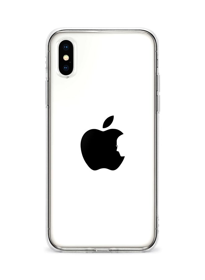 Flexible Case Cover For Apple Iphone Xs Max Steve'S Apple - White Full Print