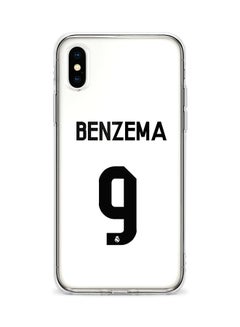 Flexible Case Cover For Apple Iphone Xs Max Benzema Real Jersey Full Print