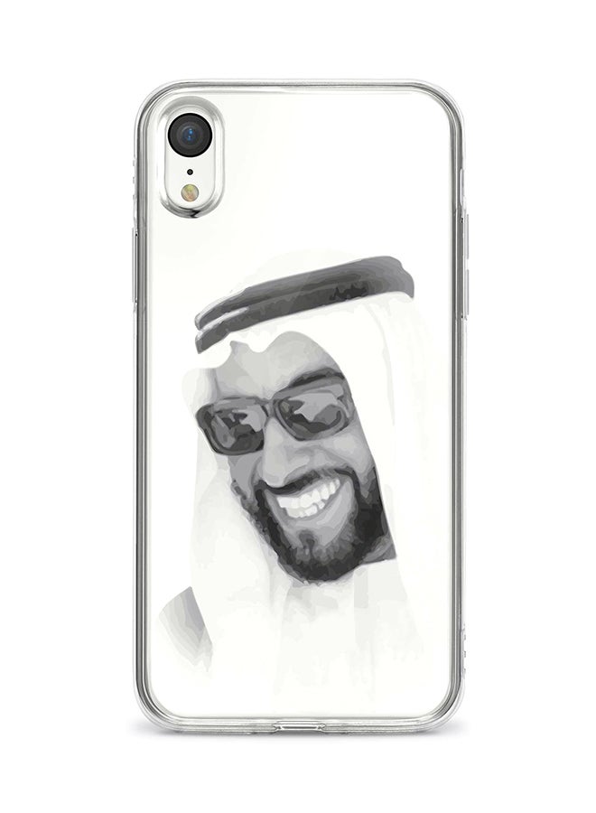 غطاء حماية مرن لهاتف أبل آيفون Xr طبعة كاملة بتصميم زايد، أور فازر