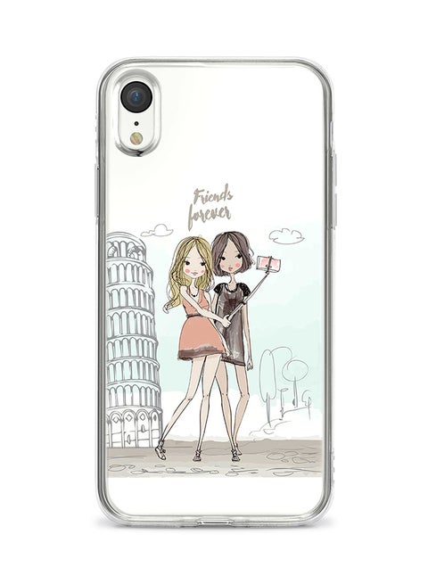Flexible Case Cover For Apple Iphone XR Friends Forever Full Print