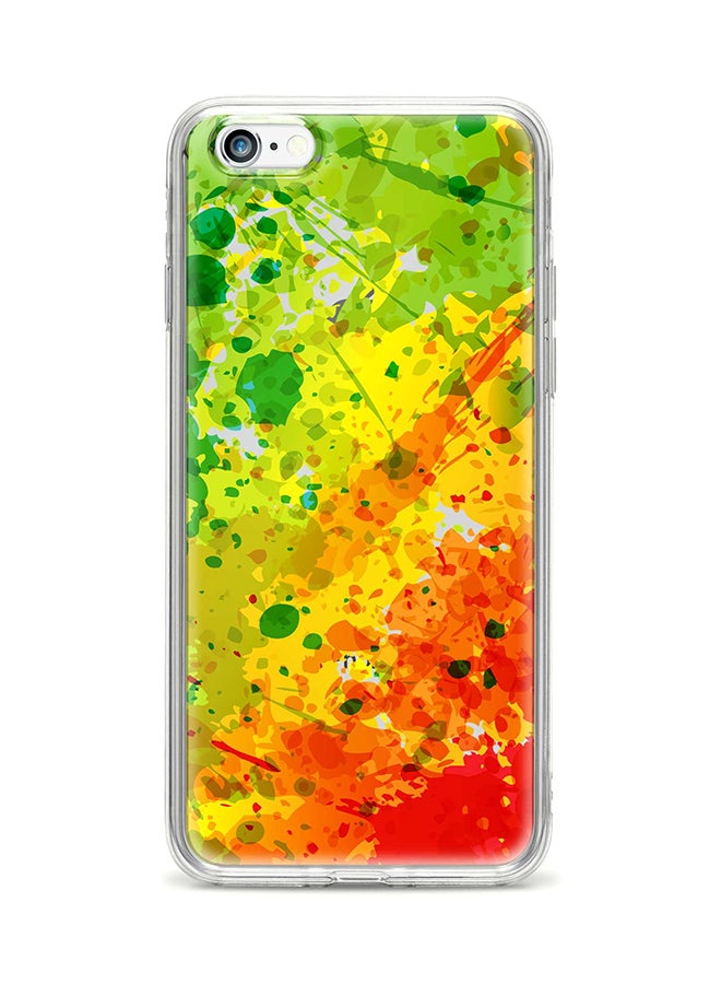 غطاء حماية مرن لهاتف أبل آيفون 6S/S لطخة استوائية