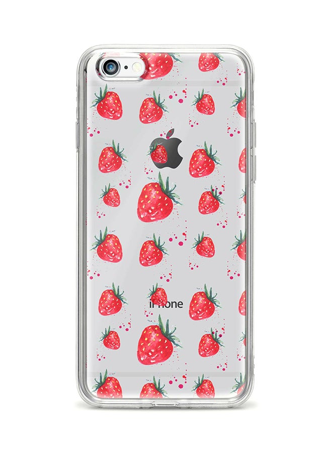 Stylizedd Flexible Case Cover For Apple Iphone 6S/ 6 Dripping Strawberries