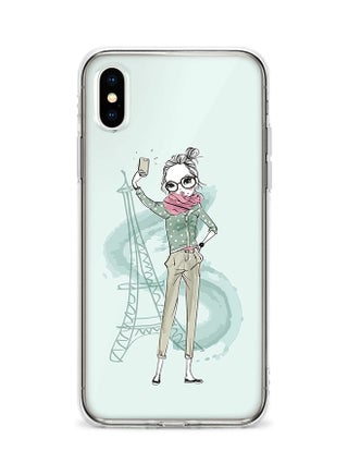Flexible Case Cover For Apple Iphone XS Max Selfie By Eiffel Full Print - v1553081682/N22682275A_1