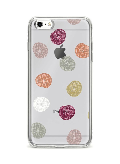 Flexible Case Cover For Apple Iphone 6S Plus/ 6 Plus Circular Scribbles