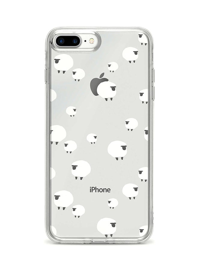 Flexible Case Cover For Apple Iphone 8 Plus Counting Sheep