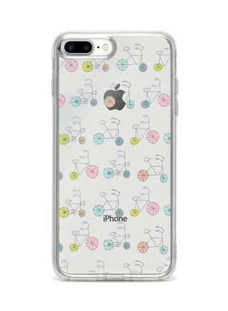 Flexible Case Cover For Apple Iphone 8 Plus Cycle Sribbles - v1553081742/N22682912A_1