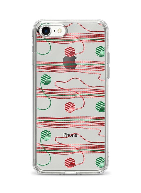 Flexible Case Cover For Apple Iphone 7 Wool Roll