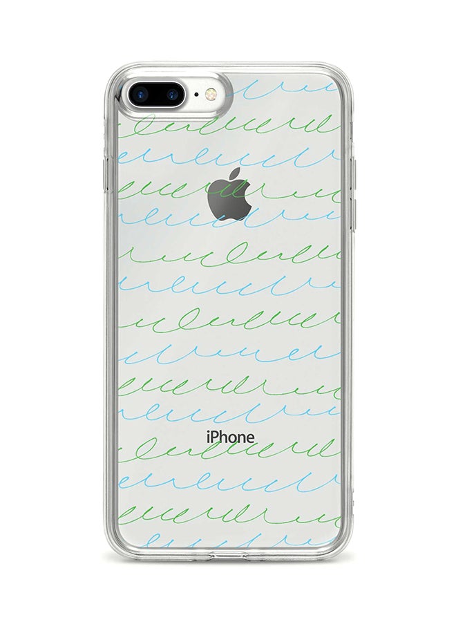 Flexible Case Cover For Apple Iphone 7 Plus Cursive Story