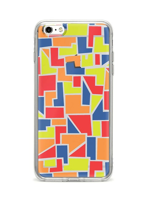 Flexible Case Cover For Apple Iphone 6S Plus/ 6 Plus Color Shapes